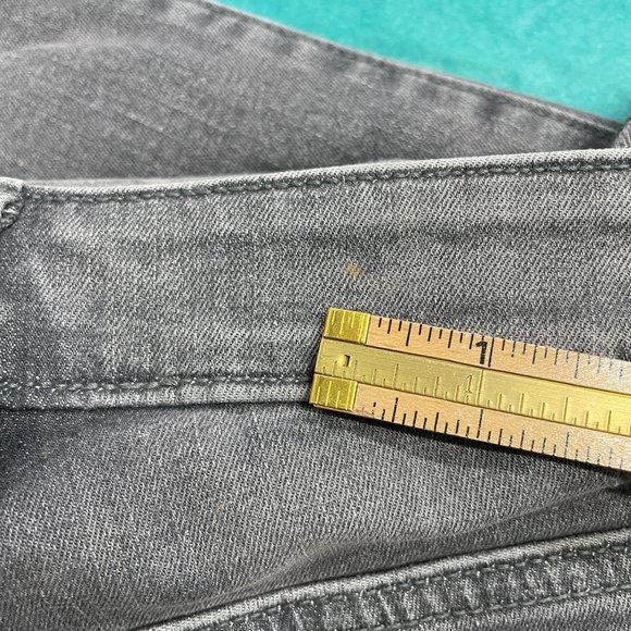Loft Outlet Women's Sz 8 Curvy Skinny Grey Wash Jean Tapered Stretch Cotton Blnd - Picture 12 of 12
